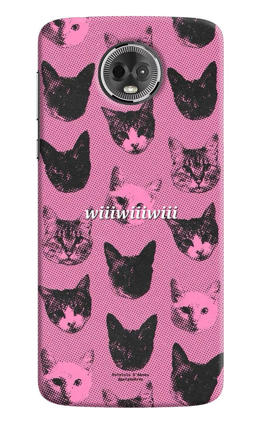 Pink Cats Moto E5 Plus Back Cover