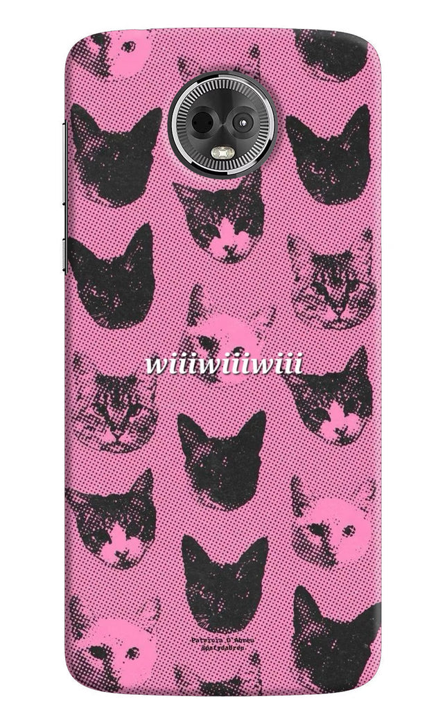 Pink Cats Moto E5 Plus Hard Case Back Cover by Casekaro