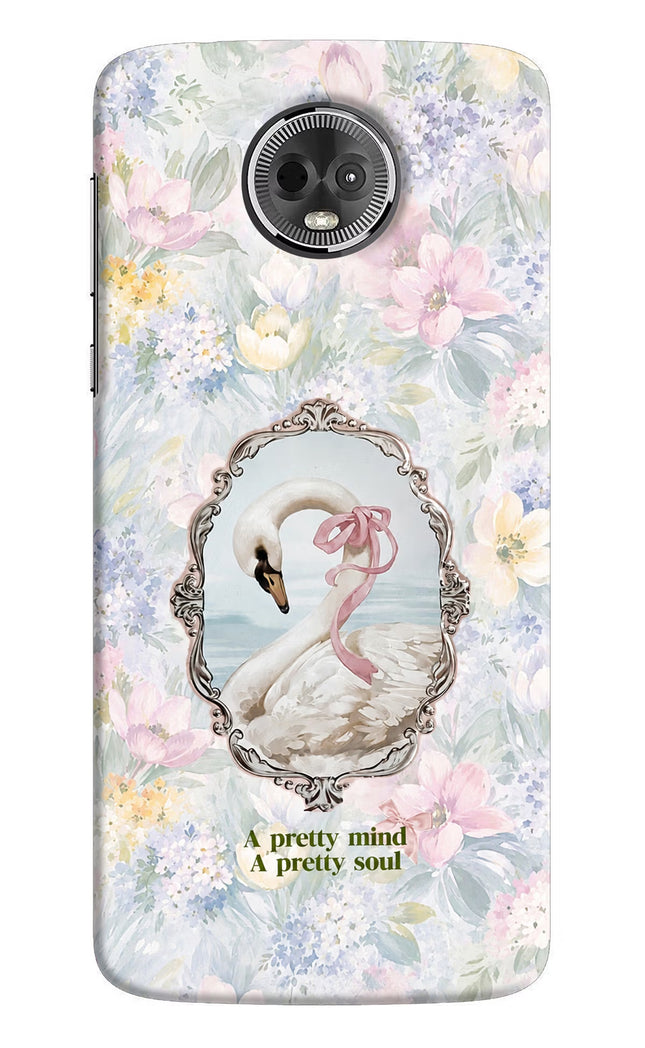 Pretty Mind Pretty Soul Moto E5 Plus Hard Case Back Cover by Casekaro
