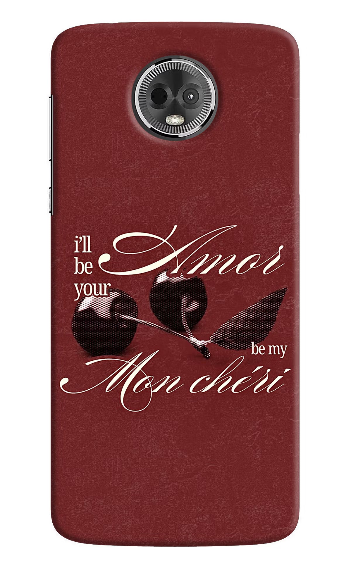Velvet Cherry Moto E5 Plus Back Cover
