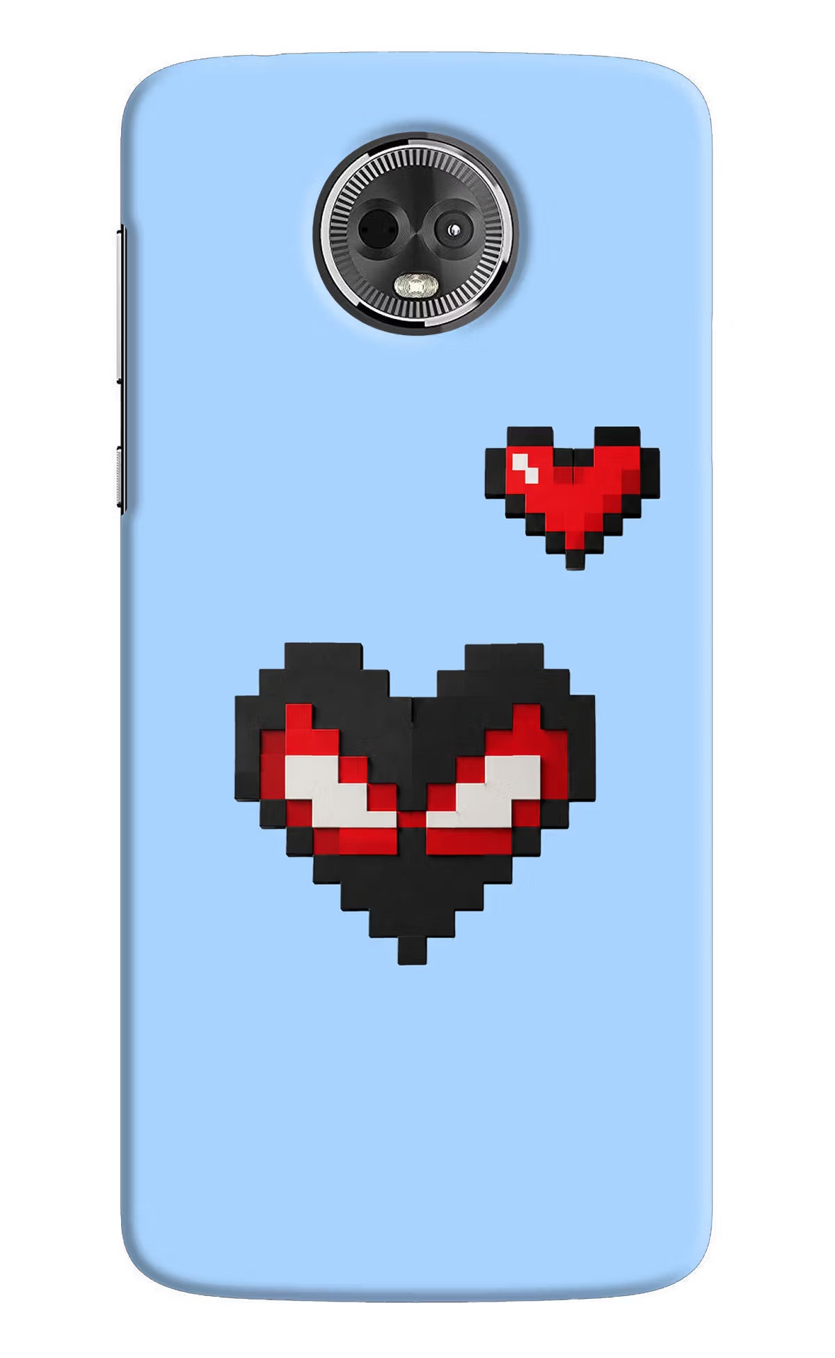Peter Heart Moto E5 Plus Back Cover