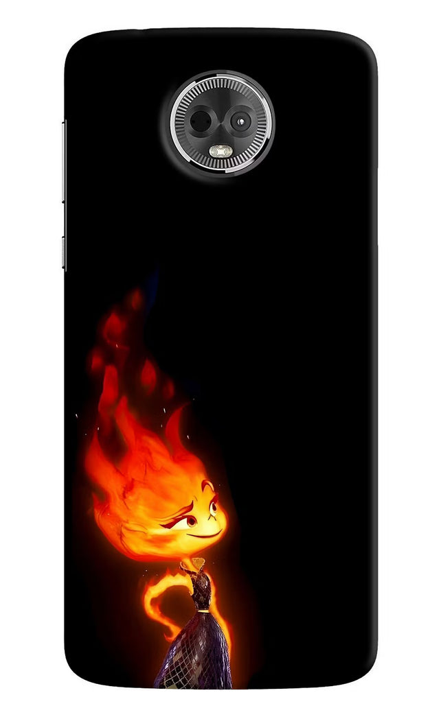 Ember Flame Moto E5 Plus Hard Case Back Cover by Casekaro