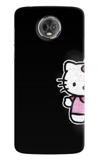 Kitty Charm Moto E5 Plus Hard Case Back Cover by Casekaro
