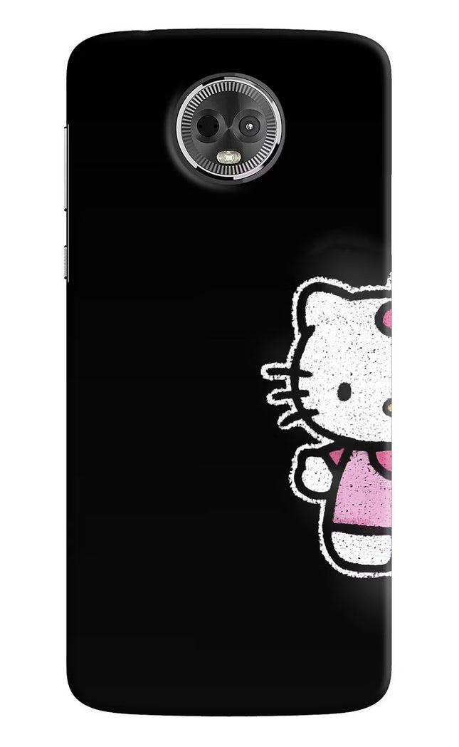 Kitty Charm Moto E5 Plus Hard Case Back Cover by Casekaro