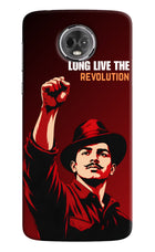 Bhagat Singh Revolution Moto E5 Plus Hard Case Back Cover by Casekaro