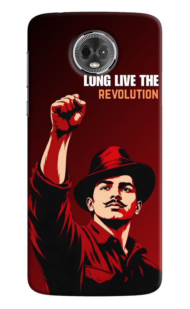 Bhagat Singh Revolution Moto E5 Plus Hard Case Back Cover by Casekaro