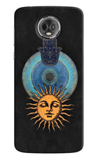 Divine Sun Moto E5 Plus Hard Case Back Cover by Casekaro