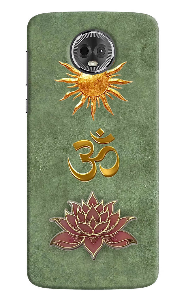 Om & Lotus Moto E5 Plus Back Cover