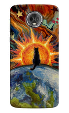 Sunrise Beyond Moto E5 Plus Hard Case Back Cover by Casekaro