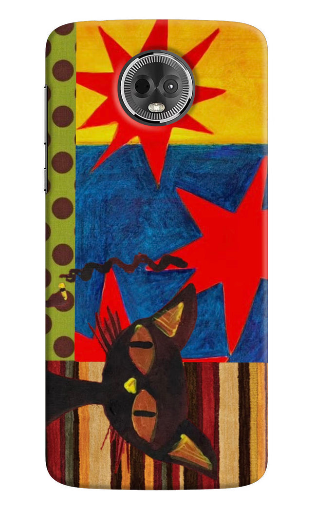 Pop Cat Moto E5 Plus Hard Case Back Cover by Casekaro