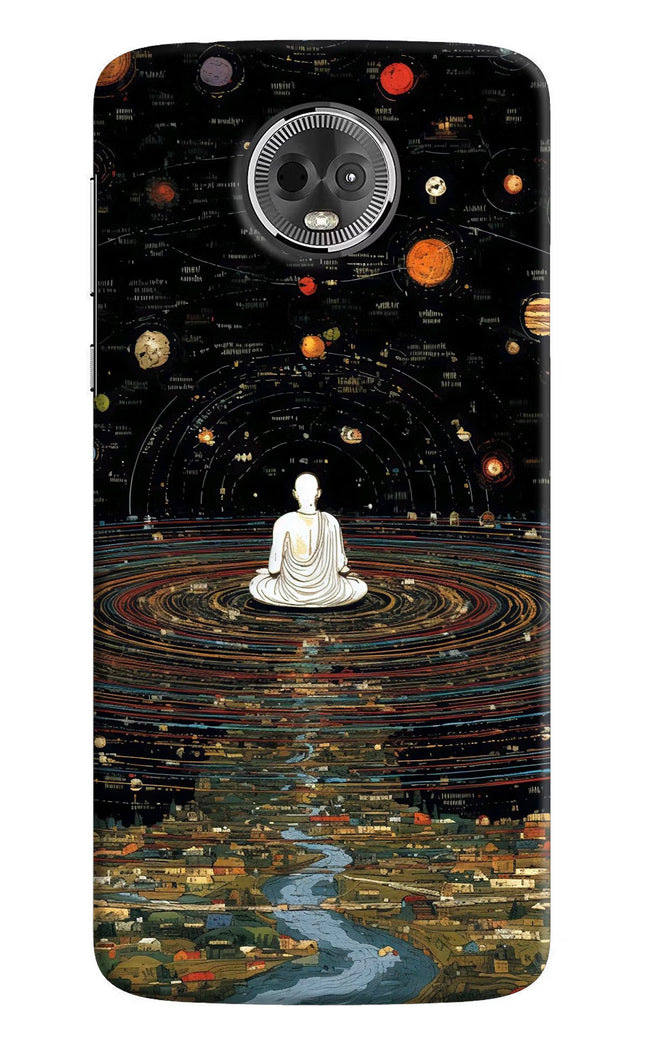 Space Monk Moto E5 Plus Hard Case Back Cover by Casekaro