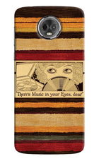 Vinyl Stripes Moto E5 Plus Hard Case Back Cover by Casekaro
