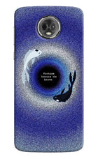 Dark Koi Moto E5 Plus Hard Case Back Cover by Casekaro