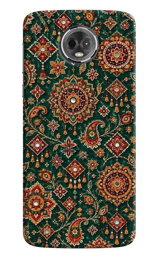 Green Pataka Moto E5 Plus Hard Case Back Cover by Casekaro