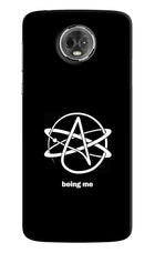 Atheist Symbol Moto E5 Plus Hard Case Back Cover by Casekaro