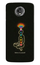 Believe in yourself Moto E5 Plus Hard Case Back Cover by Casekaro