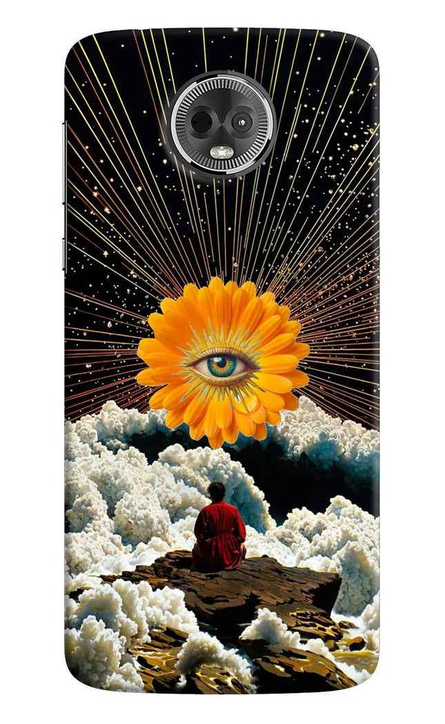 Cosmic Flower Moto E5 Plus Hard Case Back Cover by Casekaro