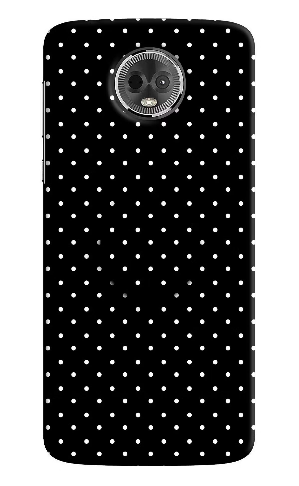 White Dots Moto E5 Plus Pop Case by Casekaro