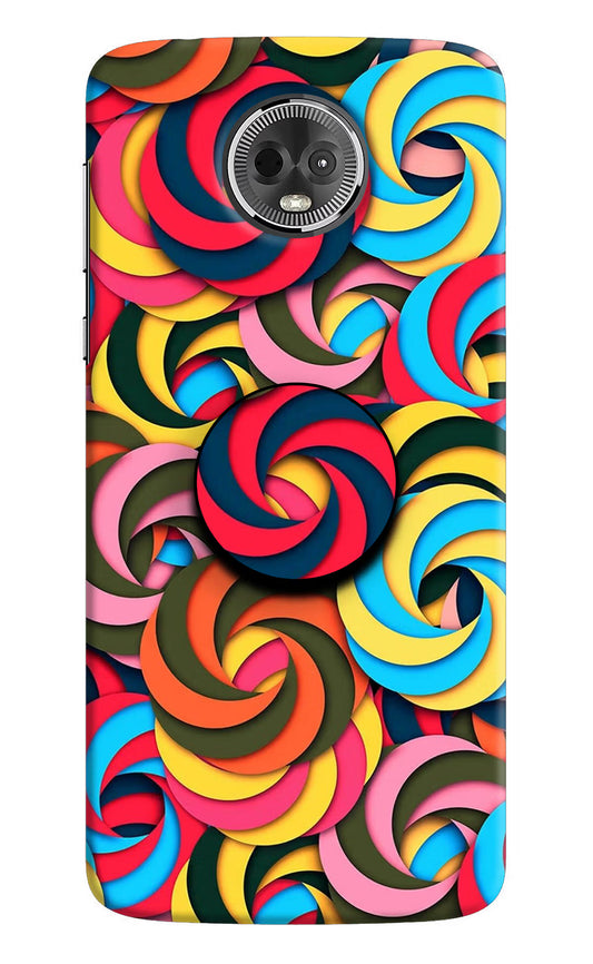 Spiral Pattern Moto E5 Plus Pop Case by Casekaro