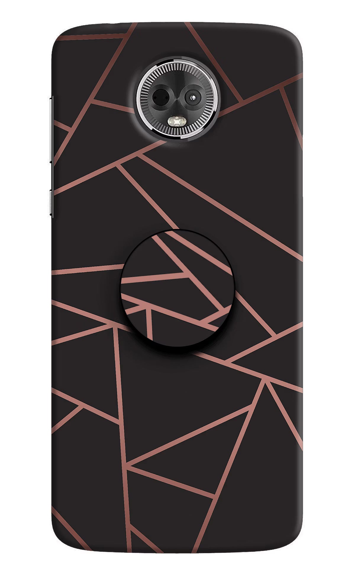 Geometric Pattern Moto E5 Plus Pop Case by Casekaro