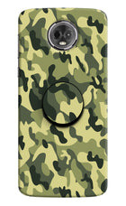 Camouflage Moto E5 Plus Pop Case by Casekaro