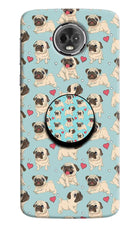 Pug Dog Moto E5 Plus Pop Case by Casekaro