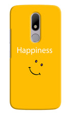 Happiness With Smiley Moto M Hard Case Back Cover by Casekaro