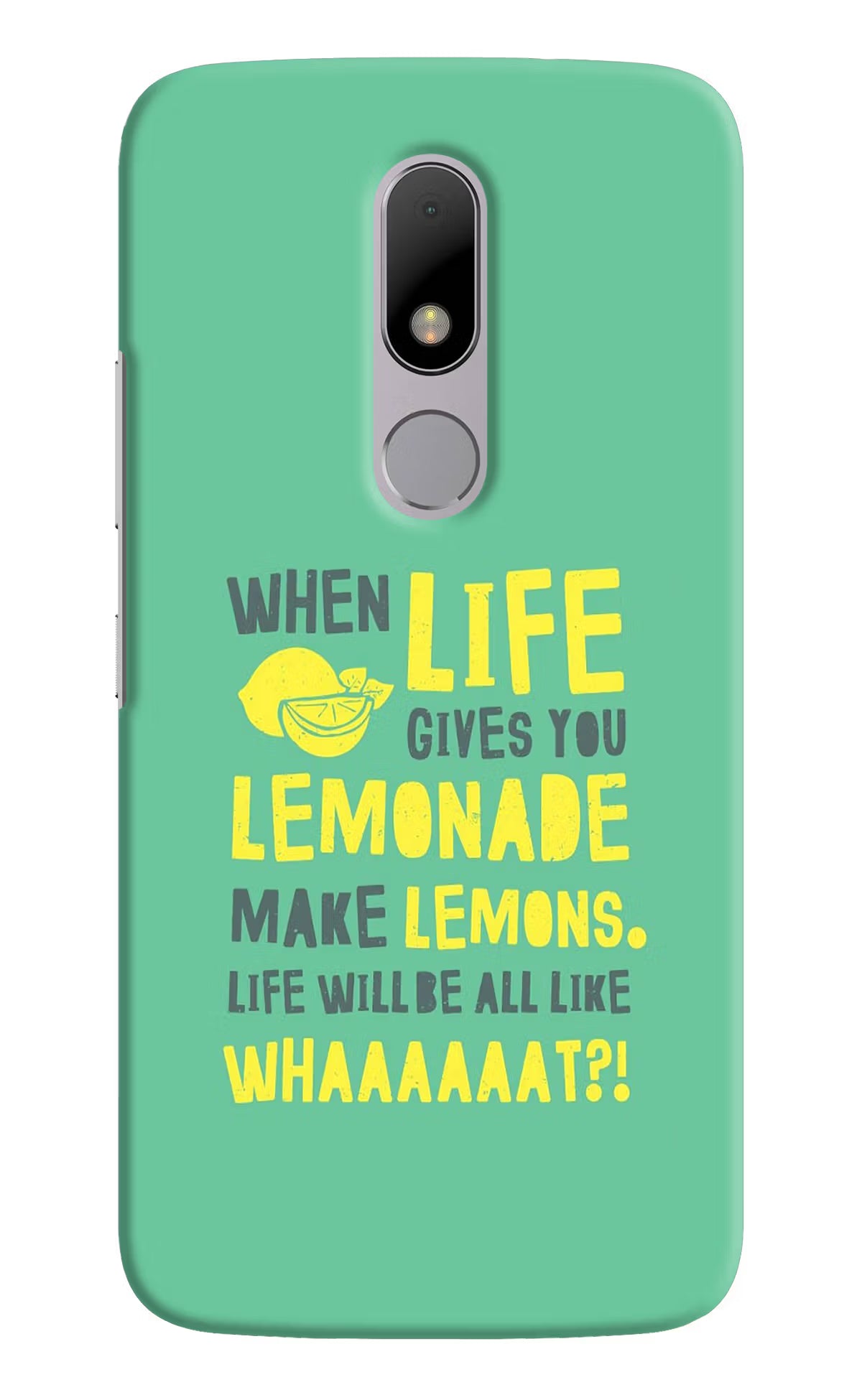 Quote Moto M Hard Case Back Cover by Casekaro