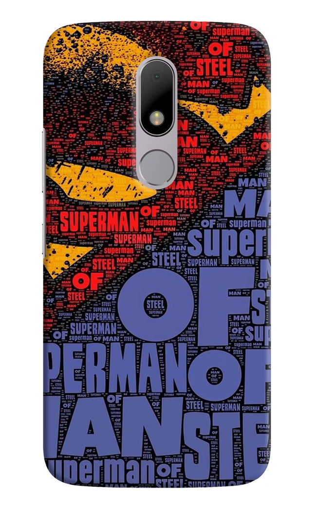 Superman Moto M Hard Case Back Cover by Casekaro