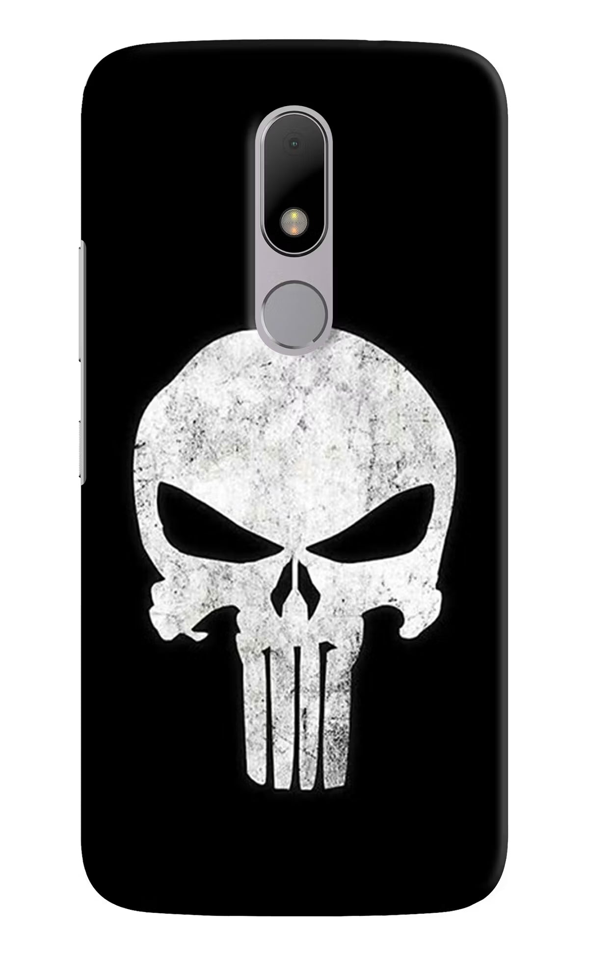 Punisher Skull Moto M Hard Case Back Cover by Casekaro