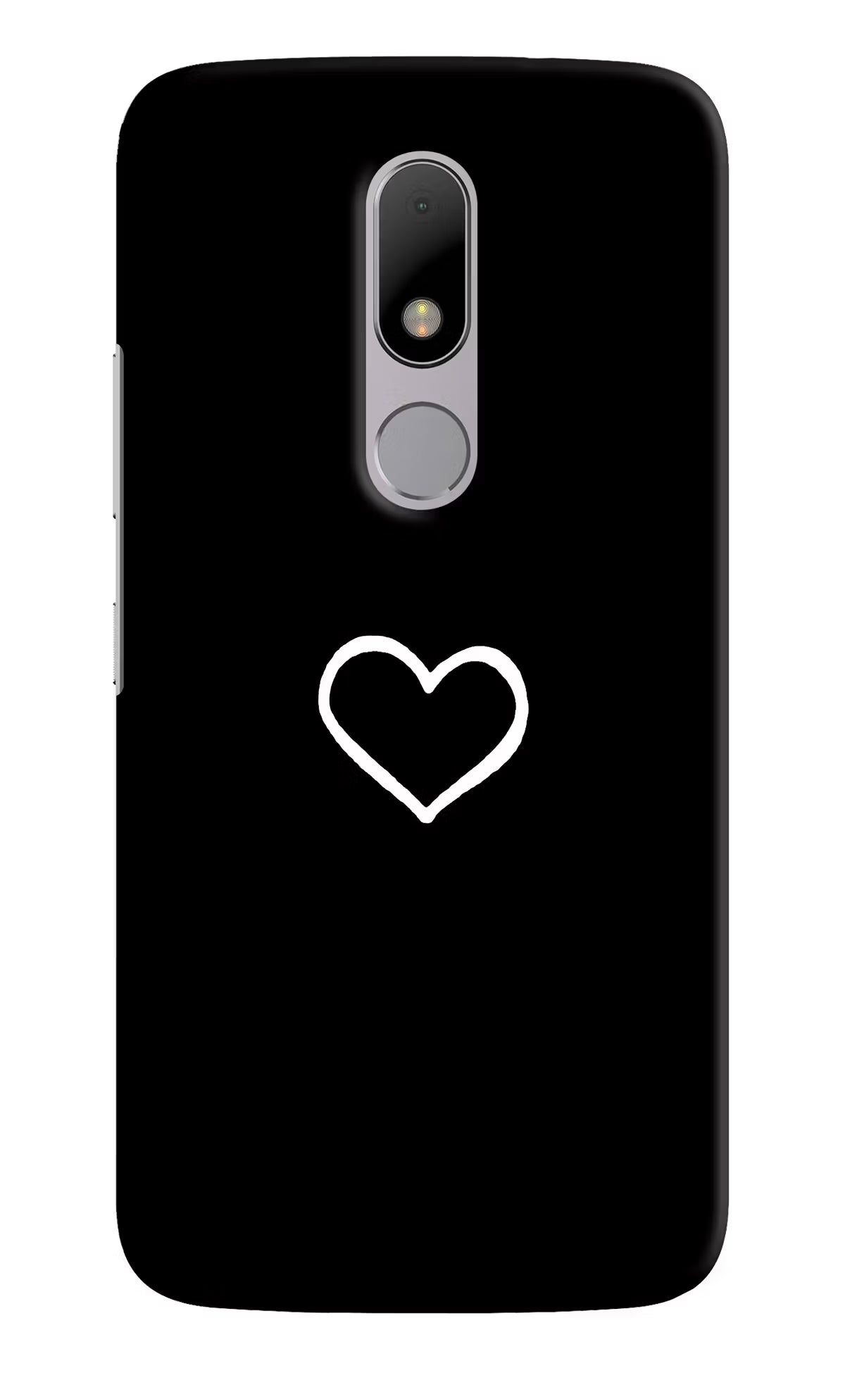 Heart Moto M Hard Case Back Cover by Casekaro