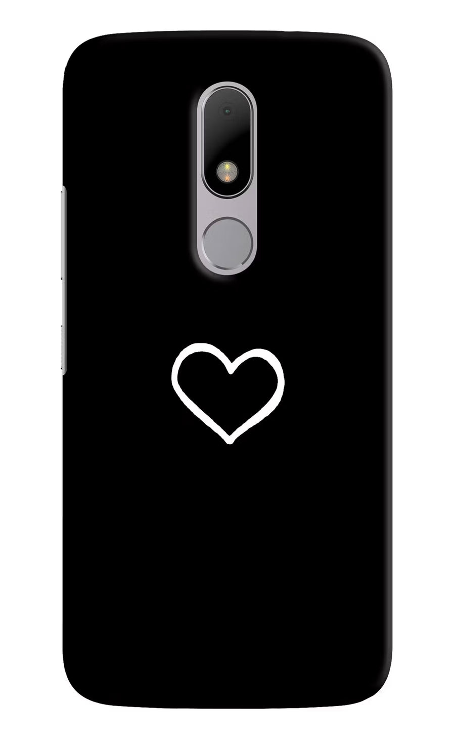 Heart Moto M Back Cover, Hard case