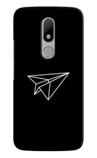 Paper Plane White Moto M Hard Case Back Cover by Casekaro