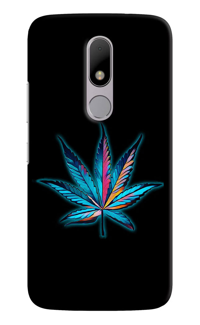 Weed Moto M Hard Case Back Cover by Casekaro
