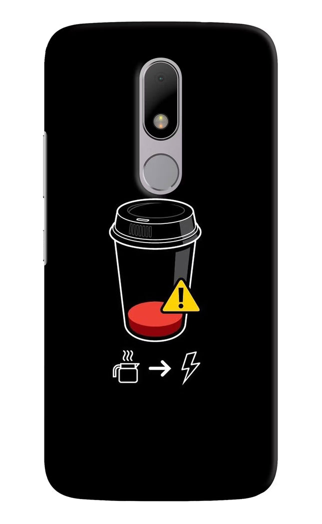 Coffee Moto M Hard Case Back Cover by Casekaro