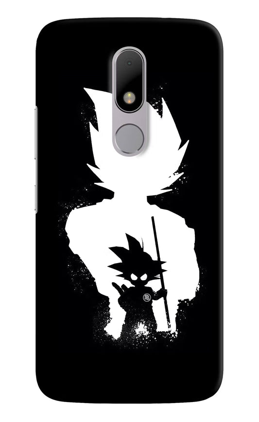 Goku Shadow Moto M Hard Case Back Cover by Casekaro
