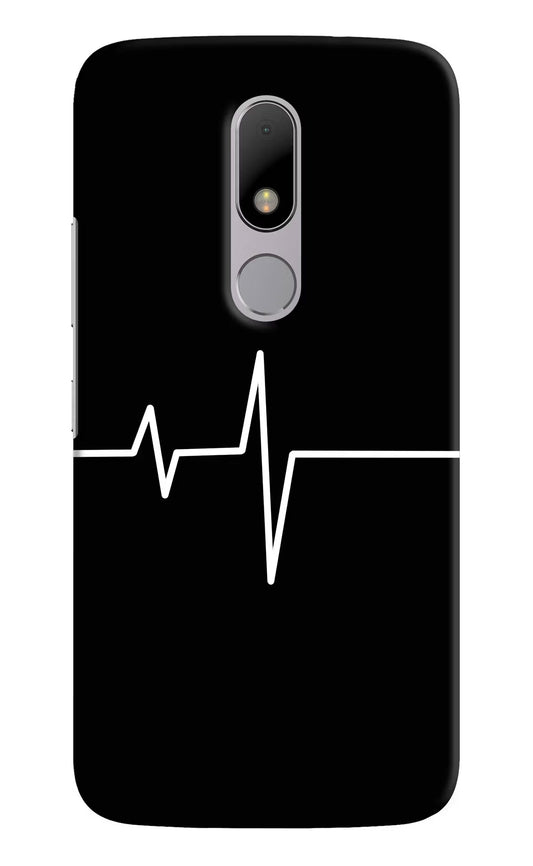 Heart Beats Moto M Hard Case Back Cover by Casekaro