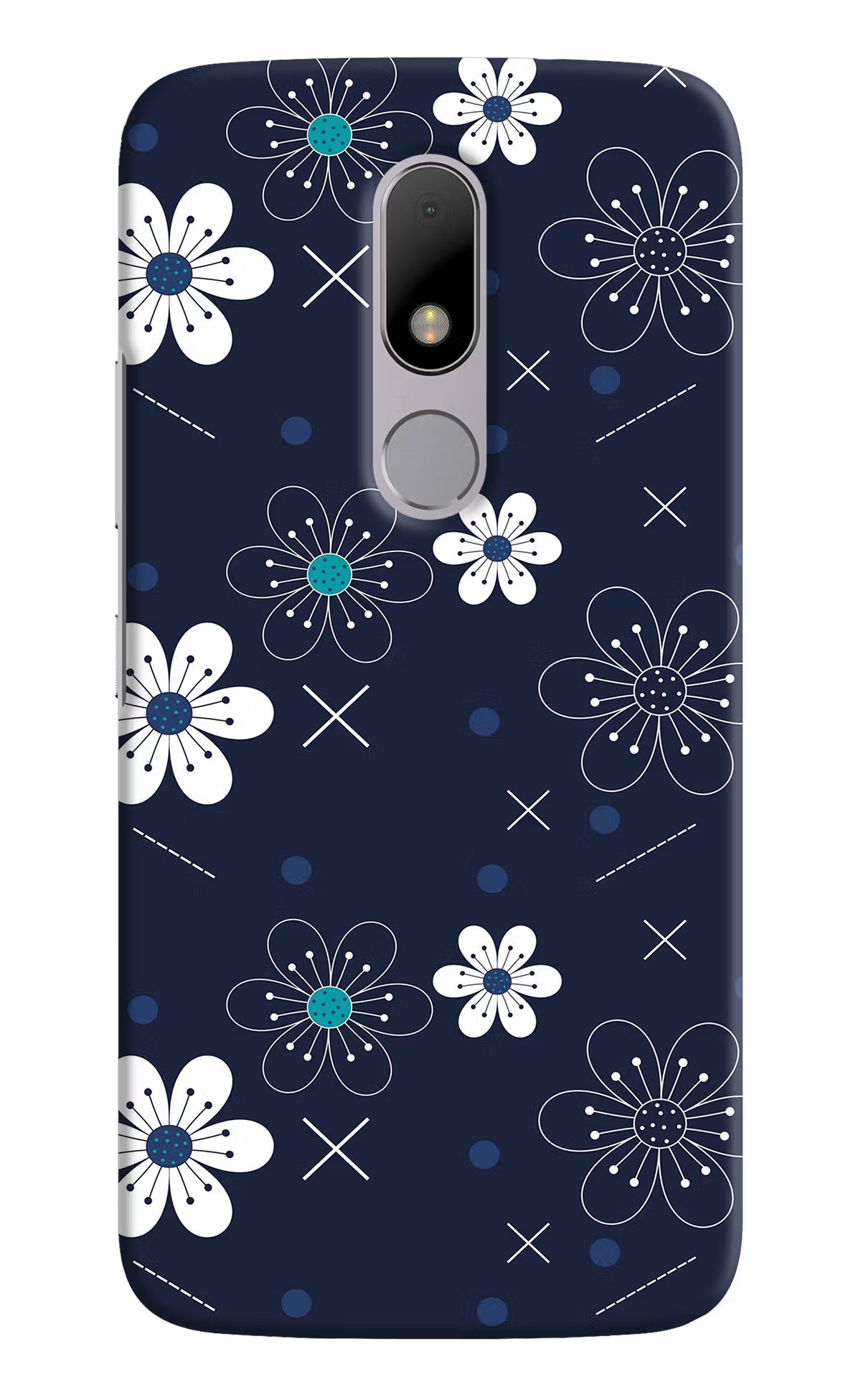 Flowers Moto M Hard Case Back Cover by Casekaro