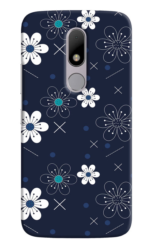 Flowers Moto M Hard Case Back Cover by Casekaro