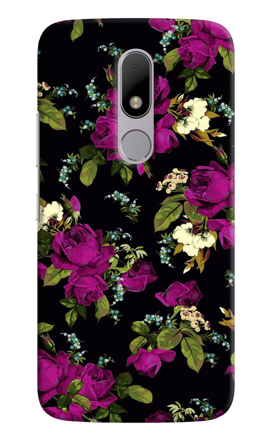Flowers Moto M Hard Case Back Cover by Casekaro