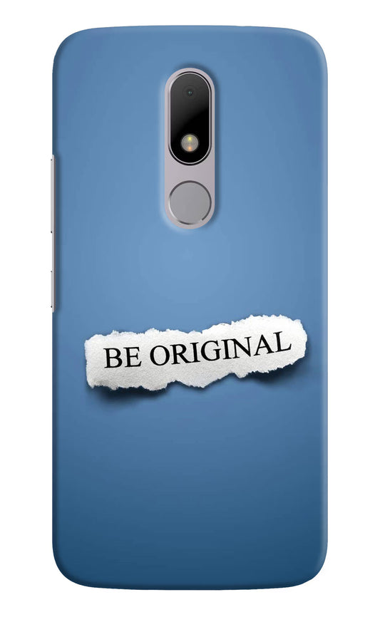 Be Original Moto M Hard Case Back Cover by Casekaro