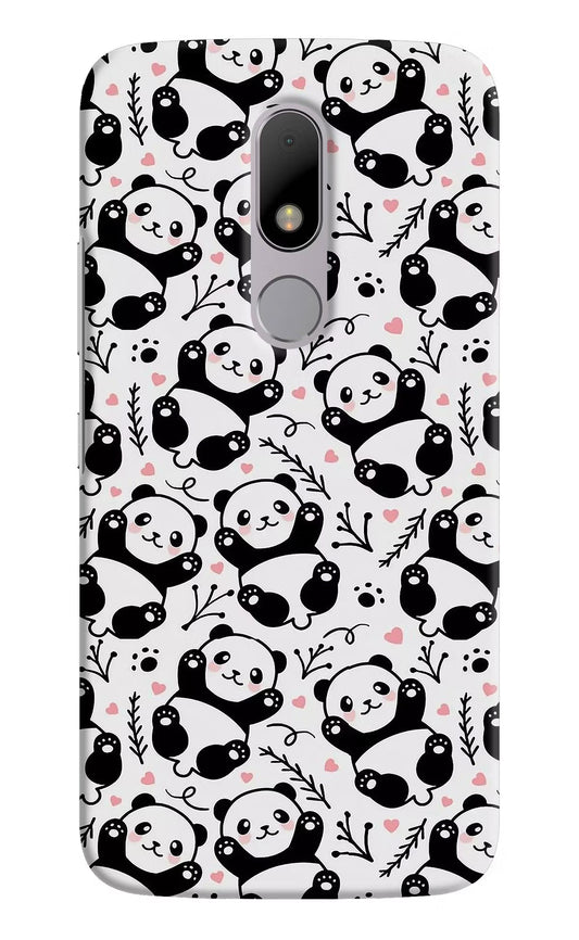 Cute Panda Moto M Hard Case Back Cover by Casekaro