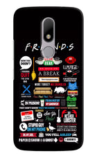 FRIENDS Moto M Hard Case Back Cover by Casekaro