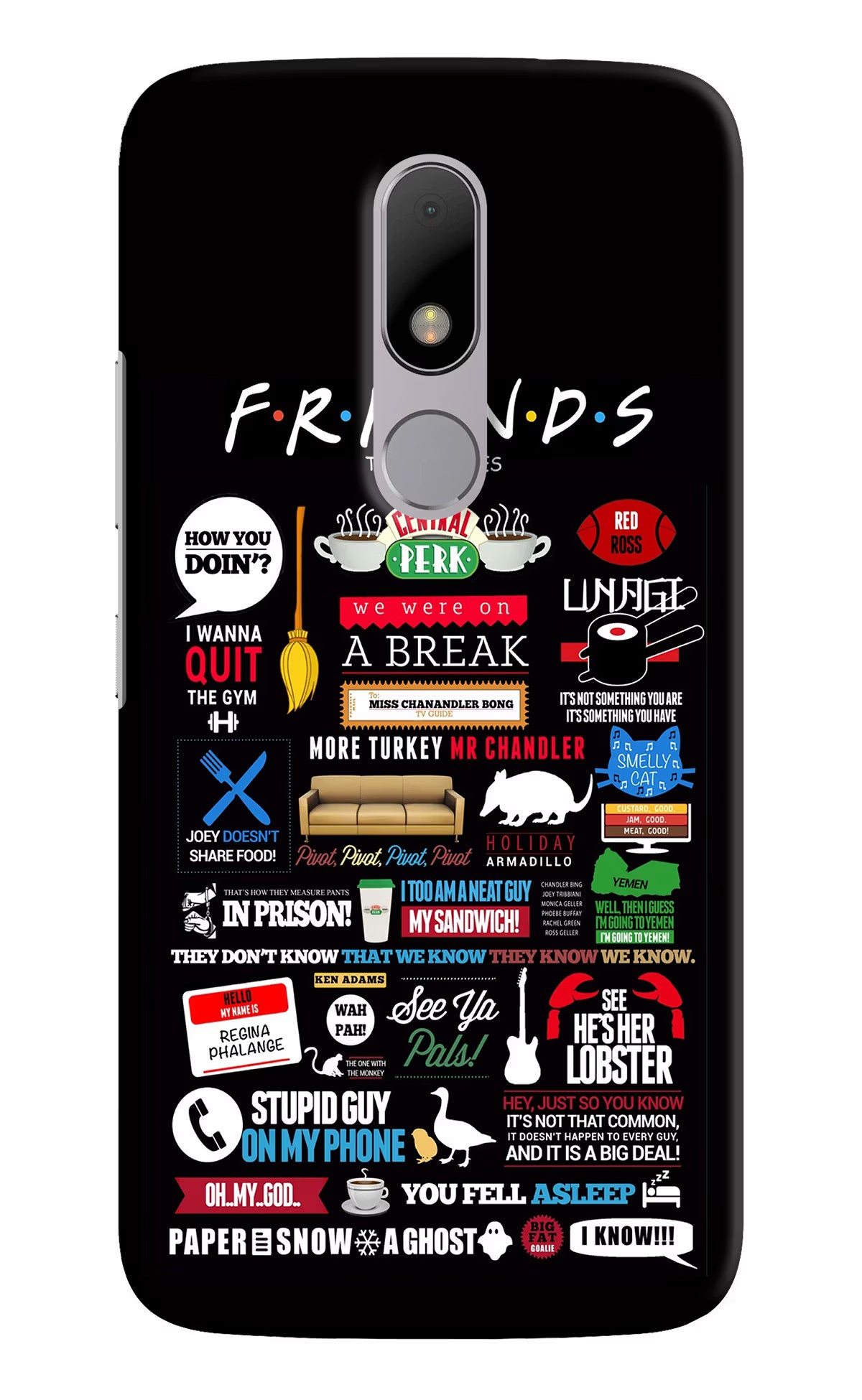 FRIENDS Moto M Hard Case Back Cover by Casekaro