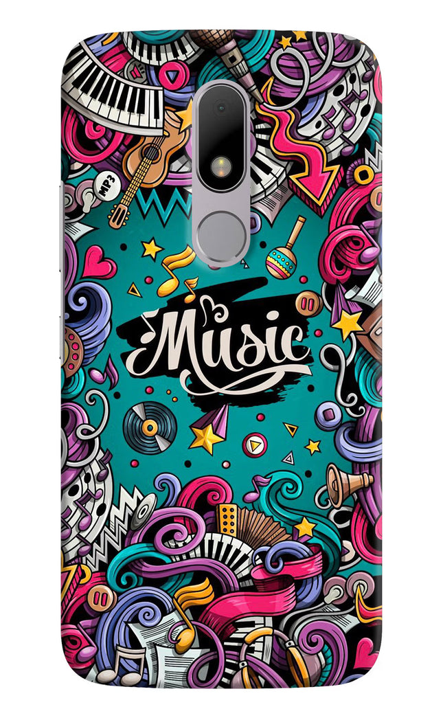 Music Graffiti Moto M Hard Case Back Cover by Casekaro