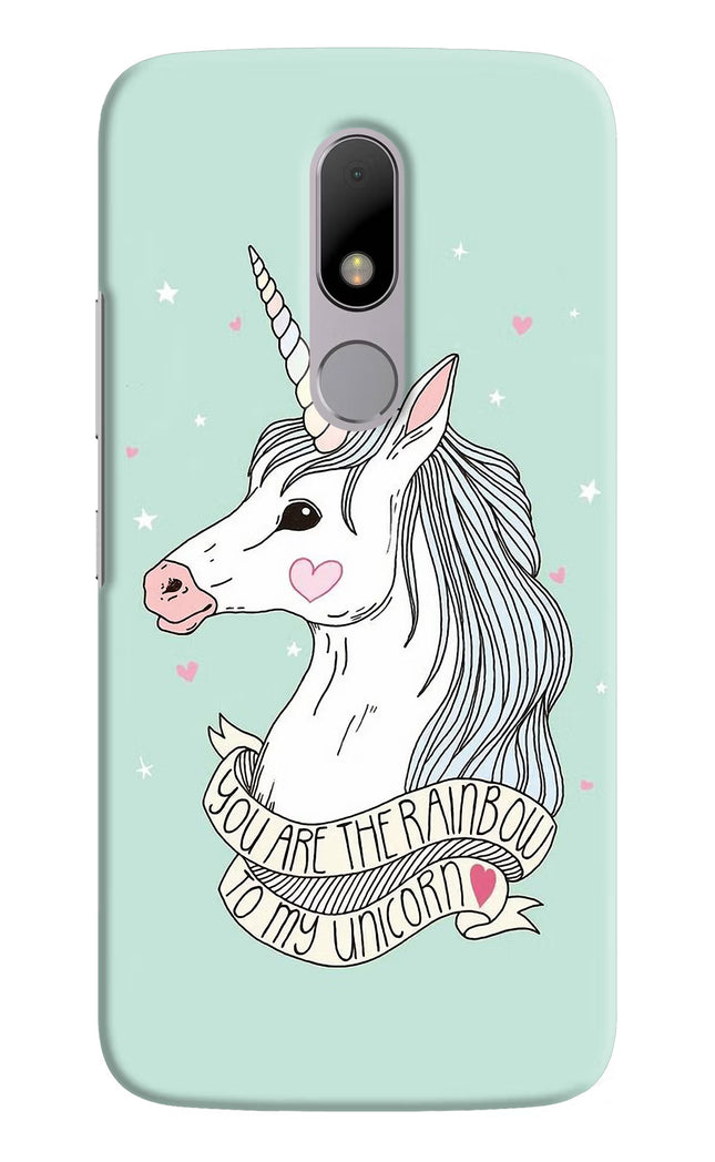 Unicorn Wallpaper Moto M Hard Case Back Cover by Casekaro