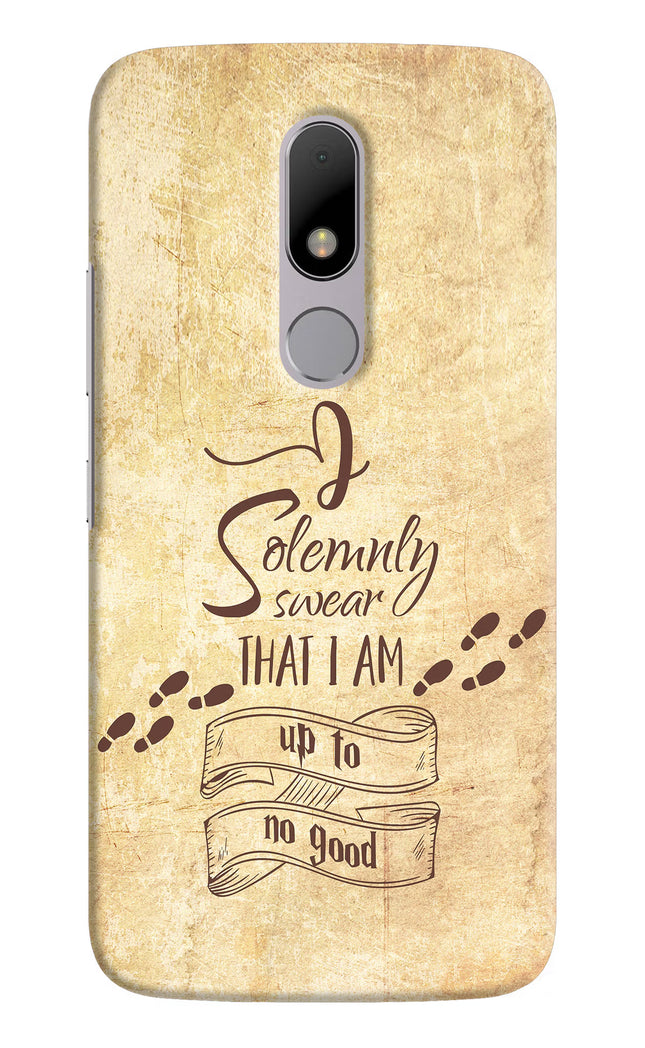 I Solemnly swear that i up to no good Moto M Hard Case Back Cover by Casekaro
