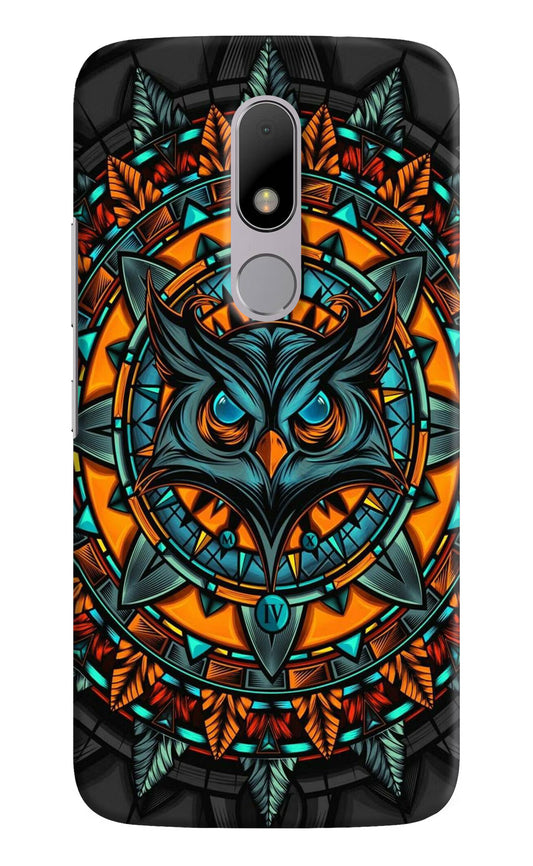 Angry Owl Art Moto M Hard Case Back Cover by Casekaro