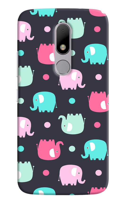 Elephants Moto M Hard Case Back Cover by Casekaro