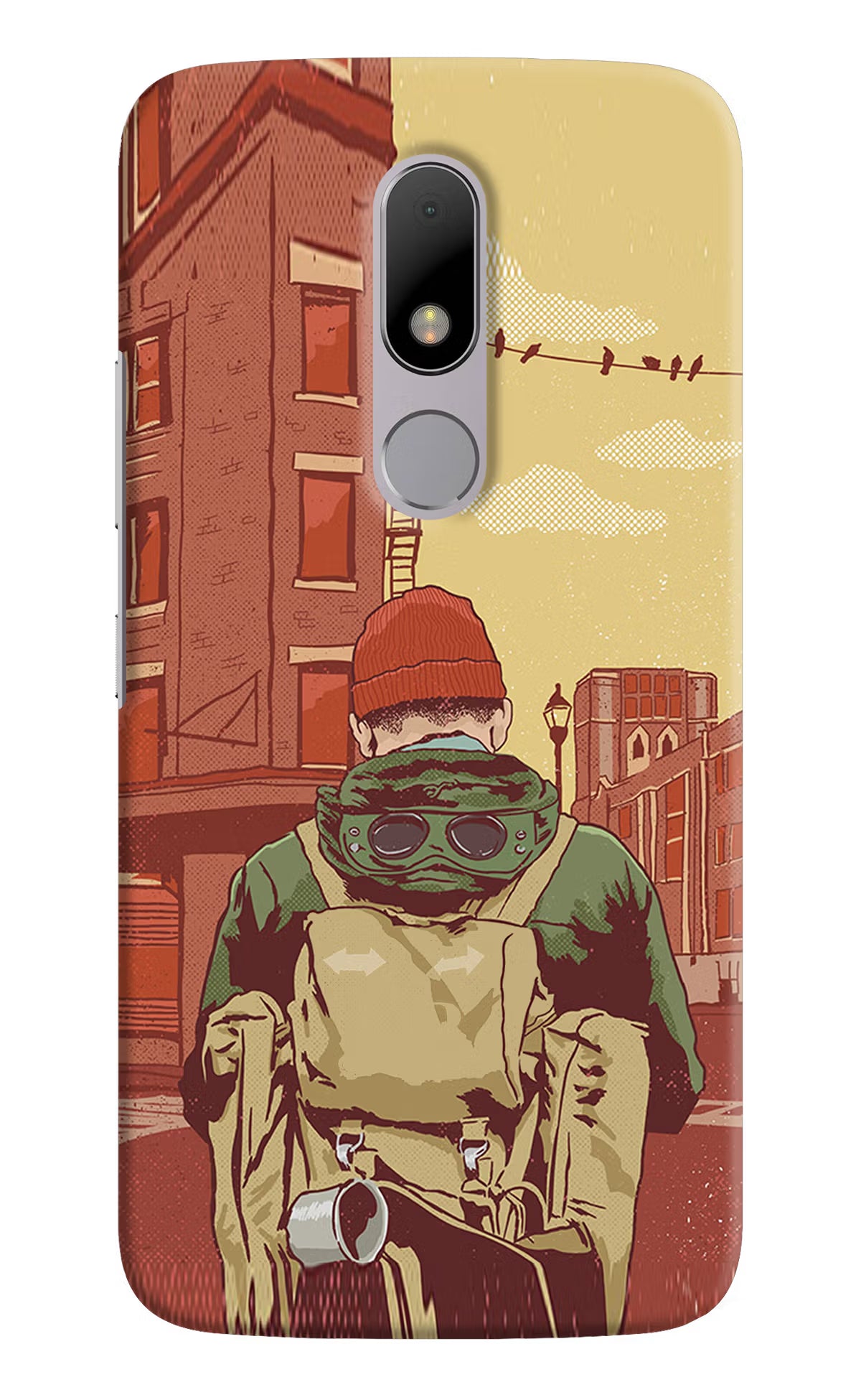 Adventurous Moto M Hard Case Back Cover by Casekaro